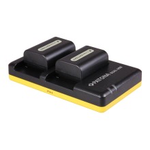 Podwójna szybka ładowarka PATONA f. Sony NP-FP30 FP50 FP51 w tym. Kabel micro-USB
