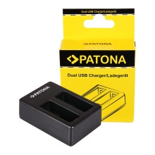Podwójna szybka ładowarka PATONA f. GoPro Hero 8 AHDBT-801 Hero 7 AHDBT-701 Hero 6 Hero 5 AHDBT-501 w komplecie. Kabel mikro-USB Podwójna szybka ładowarka PATONA f. GoPro Hero 8 AHDBT-801 Hero 7 AHDBT-701 Hero 6 Hero 5 AHDBT-501 w komplecie. Kabel mikro-USB