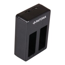 Podwójna szybka ładowarka PATONA f. GoPro Hero 8 AHDBT-801 Hero 7 AHDBT-701 Hero 6 Hero 5 AHDBT-501 w komplecie. Kabel mikro-USB Podwójna szybka ładowarka PATONA f. GoPro Hero 8 AHDBT-801 Hero 7 AHDBT-701 Hero 6 Hero 5 AHDBT-501 w komplecie. Kabel mikro-USB