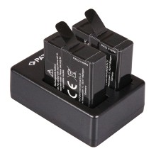 Podwójna szybka ładowarka PATONA f. GoPro Hero 8 AHDBT-801 Hero 7 AHDBT-701 Hero 6 Hero 5 AHDBT-501 w komplecie. Kabel mikro-USB Podwójna szybka ładowarka PATONA f. GoPro Hero 8 AHDBT-801 Hero 7 AHDBT-701 Hero 6 Hero 5 AHDBT-501 w komplecie. Kabel mikro-USB