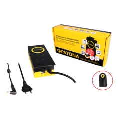Adapter synchroniczny PATONA 90W 5,5x2,5x12mm 19V w komplecie. Wyjście USB 2,1A