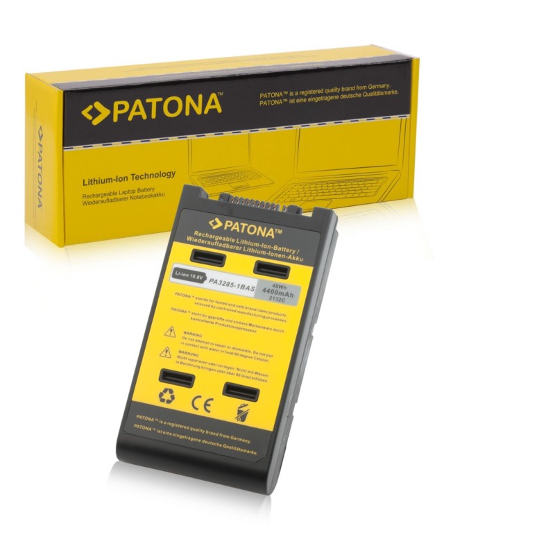 PATONA Bateria f. Toshiba Tecra A1, A8-EZ8311, A8-EZ8312, A8-EZ8313 PATONA Bateria f. Toshiba Tecra A1, A8-EZ8311, A8-EZ8312, A8-EZ8313
