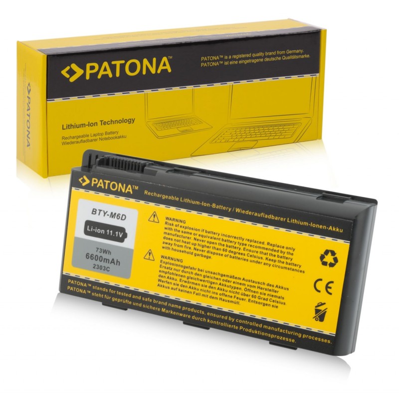 Bateria f. BTY-M6D Medion MD76254 MD77480 MD97623 MD97624 MD97625