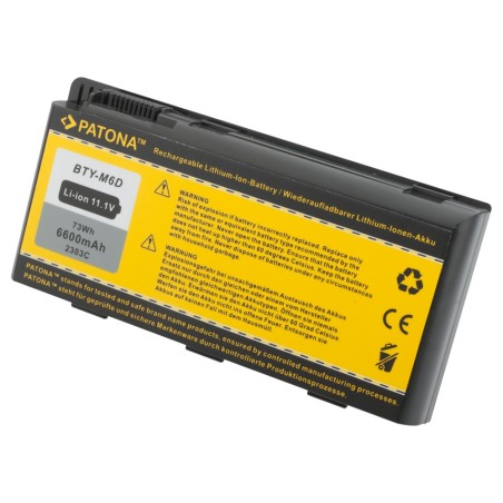Bateria f. BTY-M6D Medion MD76254 MD77480 MD97623 MD97624 MD97625