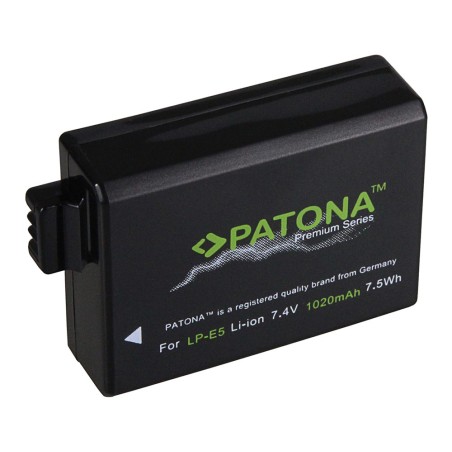 PATONA Premium Bateria do Canon LP-E5 LPE5 EOS 450D 500D 1000D