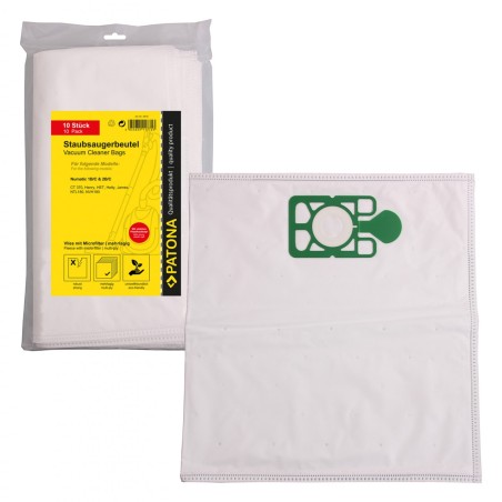 Worek do odkurzacza PATONA 10 z wielowarstwowym polarem w komplecie. Mikrofiltr f. Numatic 1 B/C