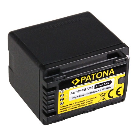 PATONA Bateria f. Panasonic VW-VBT380 HC-V720 V727EB V770EB W570