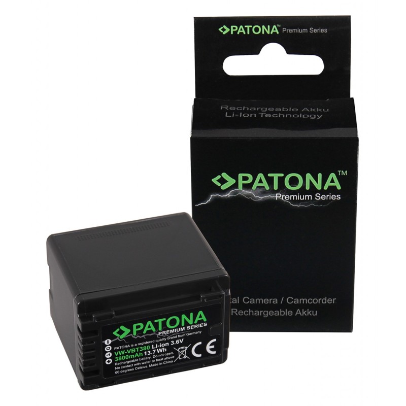 Bateria PATONA Premium f. Panasonic VW-VBT380 HC-V750EB W580 V550EB
