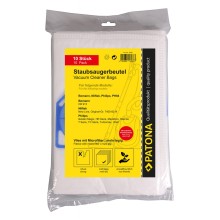 Worek do odkurzacza PATONA 10 z wielowarstwowym polarem w komplecie. Mikrofiltr f. MELITTA PH 84
