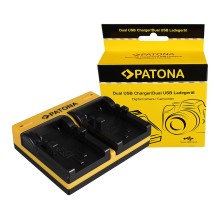 PATONA Dual Ladegerät f. Canon NB-1LH NP-600 Cyfrowy ELPH ELPH NB-1LH NP-600 Cyfrowy inkl. Micro USB