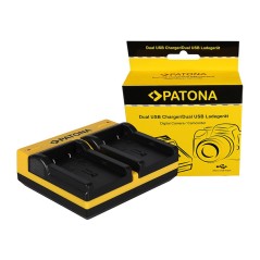 PATONA Dual Ladegerät f. Kamera Canon NB-2L MV5 MV5i MV5iMC MV6iMC MV790 MV800 w zestawie Mikro-USB Ka