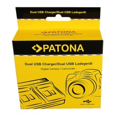 PATONA Dual Ladegerät f. Kamera Canon NB-2L MV5 MV5i MV5iMC MV6iMC MV790 MV800 w zestawie Mikro-USB Ka