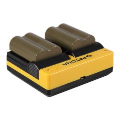 PATONA Dual Ladegerät f. Canon BP-511 EOS 650 10D 20D 20Da 300D 300D 40D CMV500 D30 inkl. Micro USB