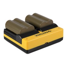 PATONA Dual Ladegerät f. Canon BP-511 EOS 650 10D 20D 20Da 300D 300D 40D CMV500 D30 inkl. Micro USB