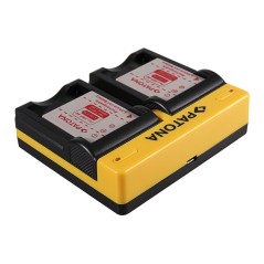 PATONA Dual Ladegerät f. Fujifilm Fuji NP-40 Finepix F30 F-30 F31 F-31 F31fd F-31fd F402 inkl. Mikro