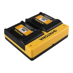 PATONA Dual Ladegerät f. BENQ Casio NP-40 DC P500 E520 E520+ E610 Casio NP-40 Casio inkl. Micro USB
