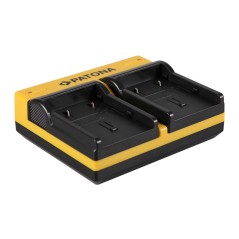 PATONA Dual Ladegerät f. JVC BN-VF707U D JVCD250 JVCD270 JVCD290 JVCD73AC JVCDF430 inkl. Mikro-USB K