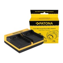 PATONA Dual Ladegerät f. Konica Minolta Nikon EN-EL3 Dynax 5D 7D Nikon EN-EL3 Minolta inkl. Mikro-USA