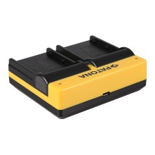 PATONA Dual Ladegerät f. Konica Minolta Nikon EN-EL3 Dynax 5D 7D Nikon EN-EL3 Minolta inkl. Mikro-USA