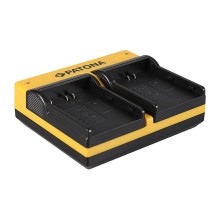 PATONA Dual Ladegerät f. Konica Minolta Nikon EN-EL3 Dynax 5D 7D Nikon EN-EL3 Minolta inkl. Mikro-USA