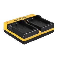 PATONA Dual Ladegerät f. Nikon EN-EL9 D40 D40x D5000 D60 inkl. Kabel micro-USB