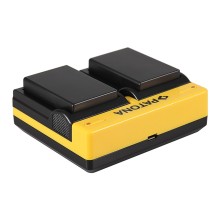 PATONA Dual Ladegerät f. Nikon EN-EL9 D40 D40x D5000 D60 inkl. Kabel micro-USB
