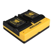 PATONA Dual Ladegerät f. Casio Panasonic CGA-S007E Exilim EXZ150 EX-Z150 EXZ155 EX-Z155 inkl. Mikro-