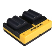 PATONA Dual Ladegerät f. Panasonic CGA-S002E Lumix FZ5 DMCFZ 8 DMC-FZ 8 DMCFZ1 FZ1B inkl. Micro USB