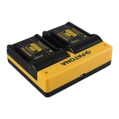 PATONA Dual Ladegerät f. Panasonic DMW-BCF10E Lumix DMC-FS7 DMCLX5 DMCLX5 DMC-LX5 inkl. Mikro-USB Ka