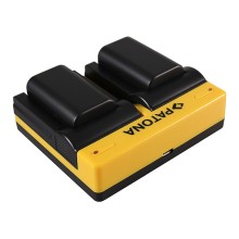 PATONA Dual Ladegerät f. Sony NP-FS11 DCR-PC DCRPC1 DCR-PC1 DCRPC2 DCR-PC2 DCRPC3 inkl. Mikro-USB Ka