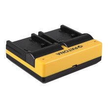 PATONA Dual Ladegerät f. Sony NP-FP50 Alpha A230 A290 A330 A380 A390 NP-FP50 CX E inkl. Mikro-USB Ka