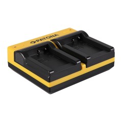 PATONA Dual Ladegerät f. Canon NB-7L Powershot G10 G11 G12 inkl. Kabel micro-USB