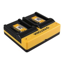 PATONA Podwójna ładowarka f. Casio Nikon EN-EL11 Powershot TR350 TR-350 Nikon EN-EL11 Nikon z kablem micro USB