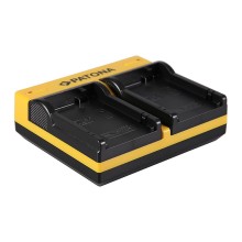 PATONA Podwójna ładowarka f. Canon LP-E8 EOS 550D 600D 650D 700D z kablem micro USB