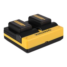 Podwójna ładowarka PATONA Sony Sony NP-FW50 NEX A33 A55 NEX.3 NEX.3C NEX.5 NEX.5A NEX.5C w komplecie. Kabel mikro-USB