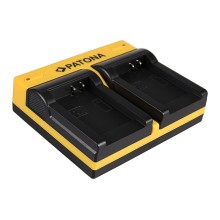 PATONA Podwójna ładowarka f. EN-EL12 Coolpix AW100 AW110 P300 P310 P330 S1000pj w komplecie. Kabel mikro-USB