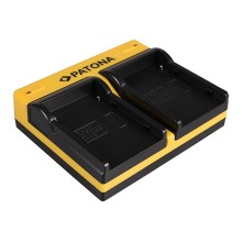 PATONA Podwójna ładowarka f. Canon BP-915 EOS C300 C300 PL BP-915 HA HA H1S BP-915 PowerShot w komplecie. Kabel mikro-USB