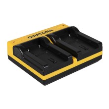 PATONA Podwójna ładowarka f. JVC BN-VF808U GR-D DRD818 DR-D818 GRD720 GR-D720 GRD720E w tym. Kabel mikro-USB PATONA Podwójna ładowarka f. JVC BN-VF808U GR-D DRD818 DR-D818 GRD720 GR-D720 GRD720E w tym. Kabel mikro-USB