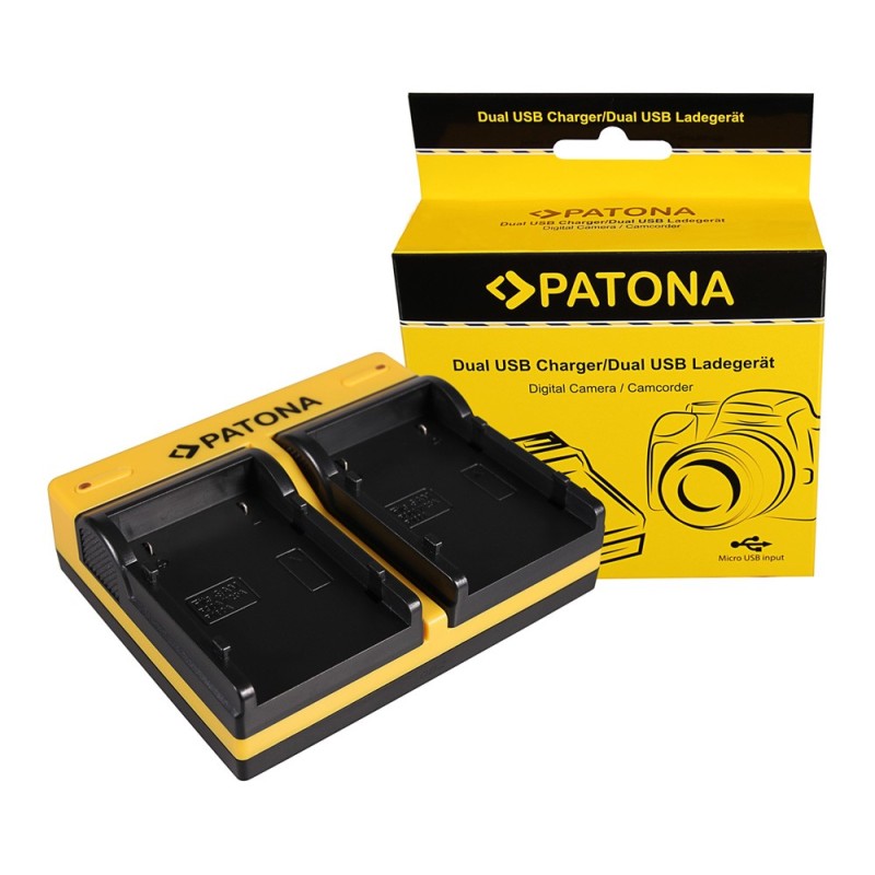PATONA Podwójna ładowarka f. Samsung SB-P90A SC SC105L SC-105L SCM105 SC-M105 SCM105S w komplecie. Kabel mikro-USB PATONA Podwójna ładowarka f. Samsung SB-P90A SC SC105L SC-105L SCM105 SC-M105 SCM105S w komplecie. Kabel mikro-USB