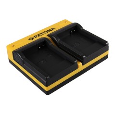 PATONA Podwójna ładowarka f. Samsung SLB-0937 Digimax CL5 L730 L830 NV33 NV4 PL10 w tym. Kabel mikro-USB
