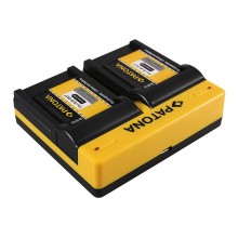 PATONA Podwójna ładowarka f. Samsung SLB-0937 Digimax CL5 L730 L830 NV33 NV4 PL10 w tym. Kabel mikro-USB PATONA Podwójna ładowarka f. Samsung SLB-0937 Digimax CL5 L730 L830 NV33 NV4 PL10 w tym. Kabel mikro-USB