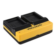 PATONA Podwójna ładowarka f. Samsung SLB-0837B IA-BH130C IA-BH130LB Digimax i85 L74 szeroki w zestawie. Kabel mikro-USB PATONA Podwójna ładowarka f. Samsung SLB-0837B IA-BH130C IA-BH130LB Digimax i85 L74 szeroki w zestawie. Kabel mikro-USB