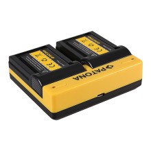 PATONA Podwójna ładowarka f. Samsung SLB-0837B IA-BH130C IA-BH130LB Digimax i85 L74 szeroki w zestawie. Kabel mikro-USB PATONA Podwójna ładowarka f. Samsung SLB-0837B IA-BH130C IA-BH130LB Digimax i85 L74 szeroki w zestawie. Kabel mikro-USB