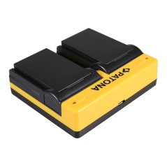 PATONA Dual Ladegerät f. Samsung BP-80W SCD385SC SC-D385SC VPD381 VP-D381 VPDX100 inkl. Mikro-USB Ka