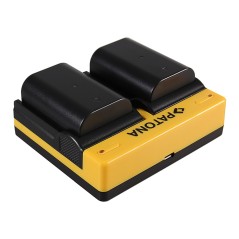 PATONA Dual Ladegerät f. Pentax D-LI90 K K01 K-01 K5 K-5 K5 II K-5 II K5 IIs K-5 IIs inkl. Micro USB