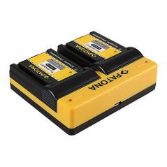 PATONA Dual Ladegerät f. Actionpro X7 ISAW A1 A2 A3 BCH7E X7 X7 ISAW A1 A2 A3 BCH7E X7 inkl. Mikro-U