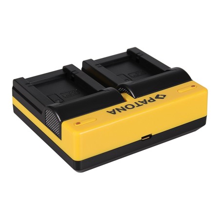 PATONA Dual Ladegerät f. Leica Panasonic DMW-BMB9 V-Lux V-Lux 2 VLux 2 II Panasonic inkl. Micro USB