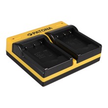 PATONA Dual Ladegerät f. Nikon Casio NP-120 CoolPix S2500 S3100 S4100 inkl. Kabel micro-USB