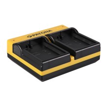 PATONA Dual Ladegerät f. Nikon EN-EL14 CoolPix D3100 D3200 D5100 D5200 P7000 P7100 P7700 inkl. Mikro