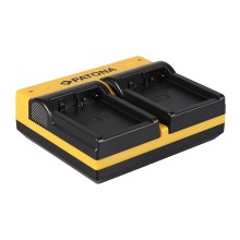 PATONA Dual Ladegerät f. Leica Panasonic DMW-BLC12PP V-Lux 4 Panasonic DMW-BLC12PP inkl. Mikro-USB K